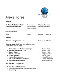 Alexis Yates - Encompass Arts