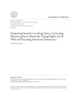 Tempering Society`s Looking Glass