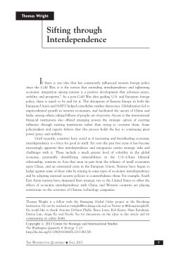 Sifting through Interdependence