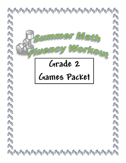 Grade 2 Games Packet