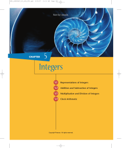 Integers