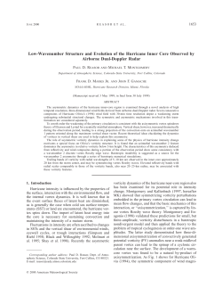 Low-Wavenumber Structure and Evolution of the Hurricane Inner