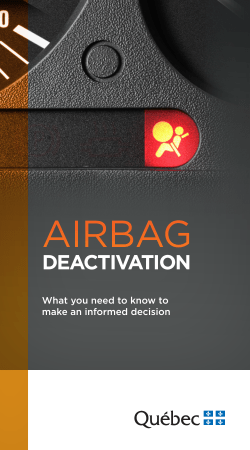 Air Bag Deactivation