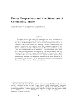 Factor Proportions and the Structure of Commodity