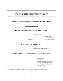 amicus brief - Immigrant Defense Project
