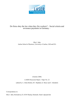 Do firms obey the law when they fire workers? &ndash; Social