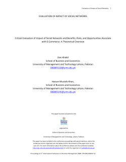 Critical Evaluation of Impact of Social Networks and Benefits