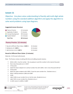 Lesson 11 - EngageNY