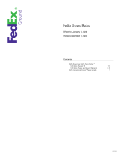 FedEx Ground Rates