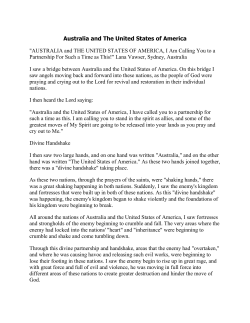 Australia and The United States of America