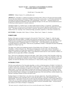 chapter 21 (chaocipher) examined: analyzing byrne`s assertions
