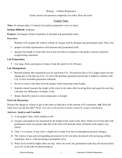 Biology &ndash; Cellular Respiration Neatly answer all