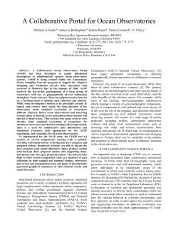 MTS/IEEE Oceans 2006 Meeting Paper