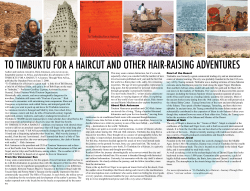 to timbuktu for a haircut and other hair