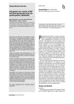 Polycythemia vera: analysis of DNA from blood granulocytes using