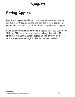 Eating Apples