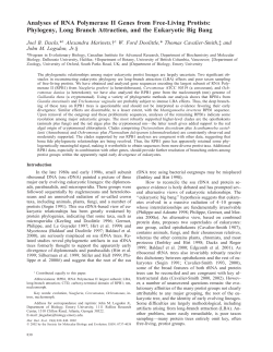 Analyses of RNA Polymerase II Genes from Free