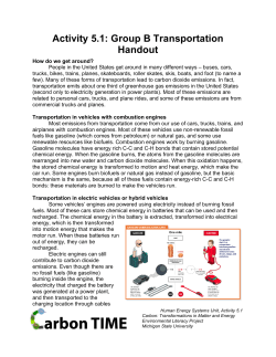 Activity 5.1: Group B Transportation Handout
