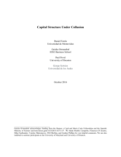 Table 1 - Department of Finance