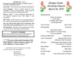 Grassy Creek Christian Church