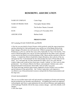 Review - Centre Stage