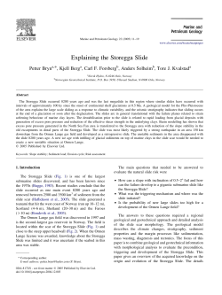 Explaining the Storegga Slide