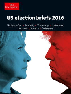 US election briefs 2016