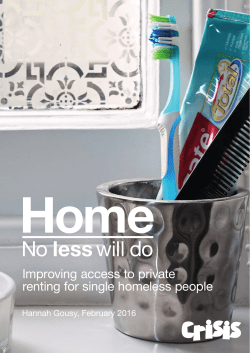 Home. No less will do