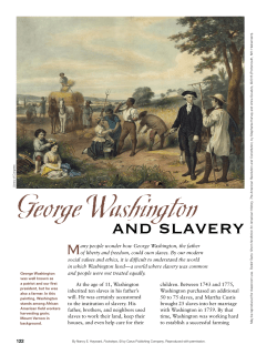 George Washington and Slavery