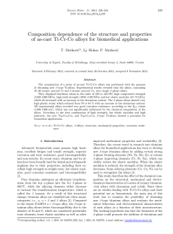 Full Text - Kovove materialy