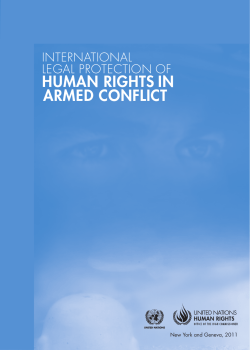 HUMAN RiGHTS iN ARMED CONFLiCT