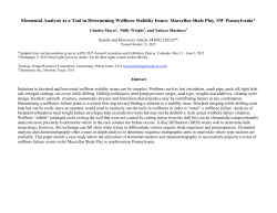 Elemental Analysis as a Tool in Determining Wellbore Stability Issues