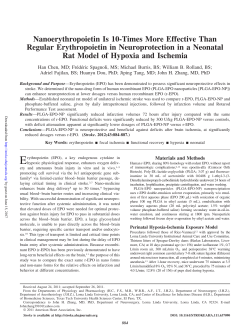 Nanoerythropoietin Is 10-Times More Effective Than