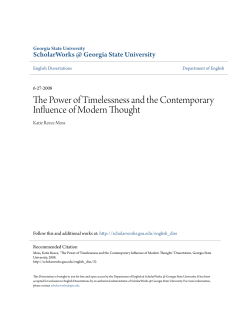 The Power of Timelessness and the Contemporary Influence of