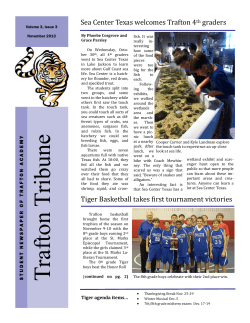 November 2013 - Trafton Academy