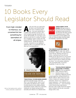 PDF | the Article - National Conference of State Legislatures