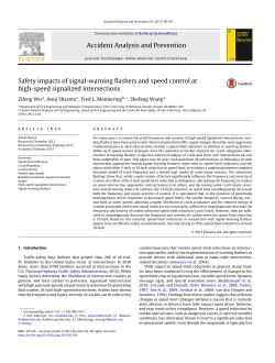 Safety impacts of signal-warning flashers and speed control at high