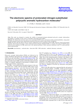 The electronic spectra of protonated nitrogen