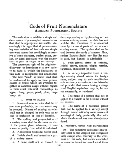 Code of Fruit Nomenclature - Florida State Horticultural Society