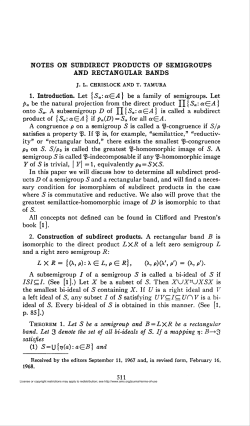 (X, p):\EL,pER), (X, p)(X`, p`) = (X, p`). 7S7C7. (S