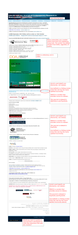 Many universities use a vendor system that links from databases to