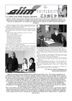 T.I. Vlasova, Head of Philology and Interpreting Department