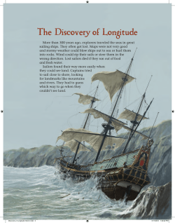 The Discovery of Longitude
