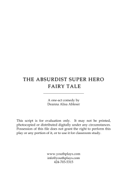 the absurdist super hero the absurdist super hero