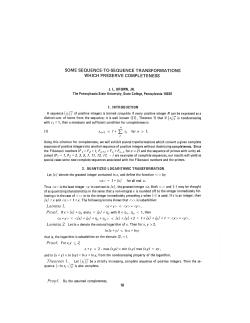 some sequence-to-sequence transformations