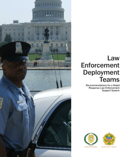 Law Enforcement Deployment Teams - Major Cities Chiefs Association