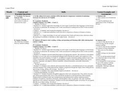 Advanced Placement Language and Composition