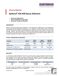 Epibond 420 A/B Epoxy Adhesive