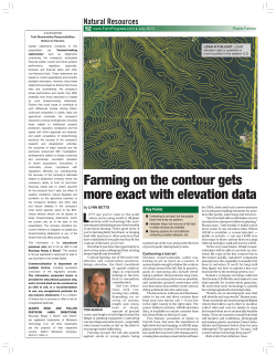 Farming on the contour gets more exact with elevation data