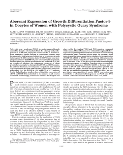 Aberrant Expression of Growth Differentiation Factor